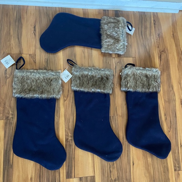 Hobby Lobby Holiday New Set Of 4 Hobby Lobby Stocking Navy Blue